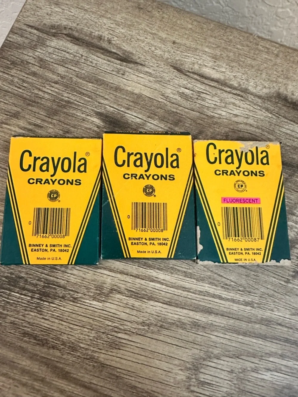 Vintage‎ Crayola Crayons and Fluorescent Crayons